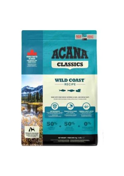 Wild Coast Tahılsız Balıklı Köpek Maması 2kg