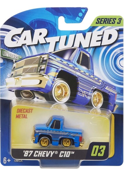 Cartuned S3 1987 Chevy C10 - Mavi Lowrider Araba