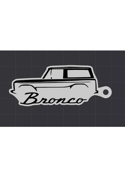 1970 Bronco Keychain modelleri