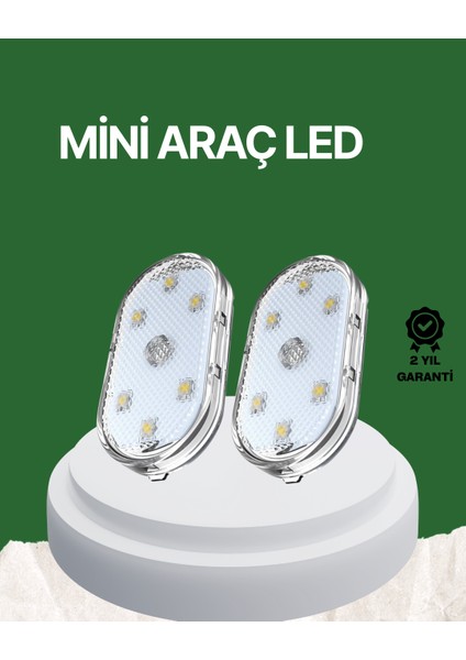 Resveq Dokunmatik Sensörlü Şarjlı Araç Içi Ambiyans Aydınlatma