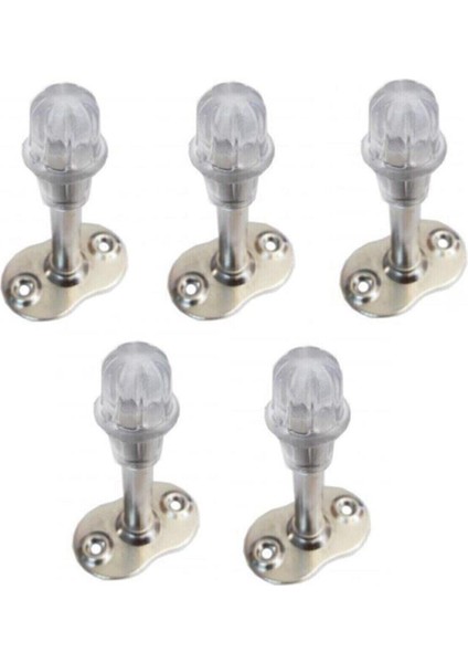 Paslanmaz Şeffaf Saten Beşel Kapı Stoperi Tamponu Duvar Koruyucu 7 Tane Fiyatıdır fiyatları