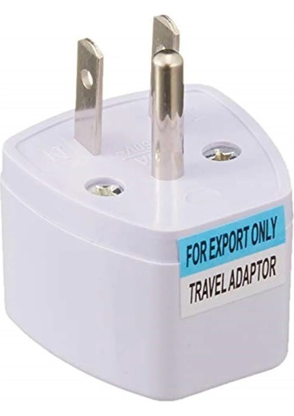 Seyahat Adaptörü Amerika Topraklı Erkek Fiş - Amerika Priz Dönüştürücü ( B Tipi Fiş Çevirici ) Cn