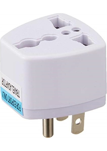 Seyahat Adaptörü Amerika Topraklı Erkek Fiş - Amerika Priz Dönüştürücü ( B Tipi Fiş Çevirici ) Cn fiyatları