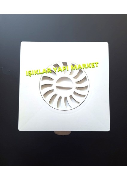 Yer Süzgeci-Sifon-Pis Su Gideri 15X15CM-YANDAN Çıkış-Boru Çapı: Ø32MM Gider Süzgeci Yer Süzgeci-Sifo fırsatları