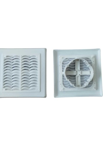 Banyo Wc ve Baca Kapağı Plastik Izgaralı Menfez 17X17 cm