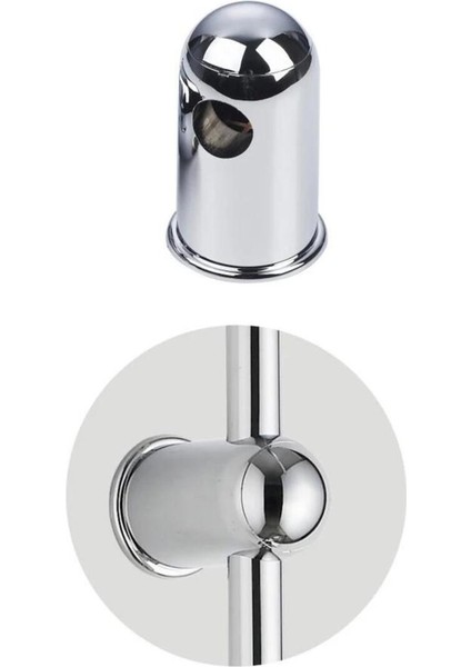 Duvar Asansör Çubuk Braketi Duş Seti Çok Renkli Krom