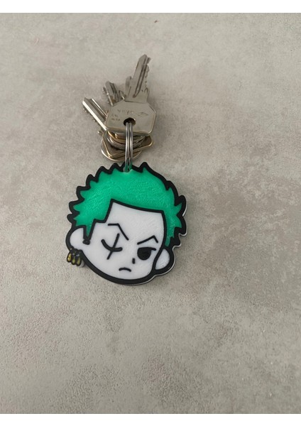 Zoro'dan Esinlenen Anahtarlık (Özelleştirilebilir Tasarım) fiyatları