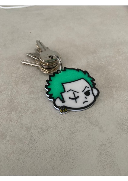 Zoro'dan Esinlenen Anahtarlık (Özelleştirilebilir Tasarım) modelleri