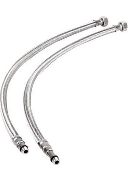 Batarya Flex Hortum 3/8-M10 70 cm Kısa Uç Batarya Borusu Kz