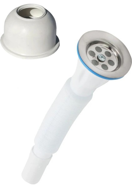 Körüklü Lavabo-Evye Sifonu Gider Borusu Seti Tr