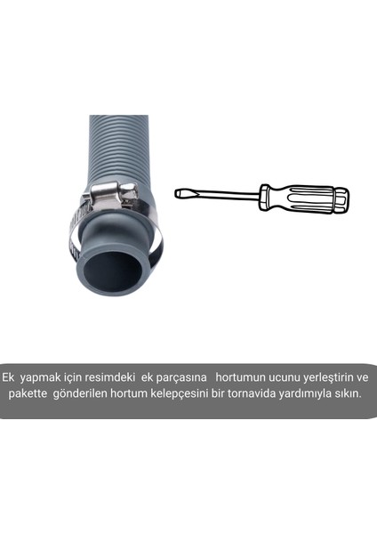 Çamaşır ve Bulaşık Makinası Için Körüklü Pis Su Tahliye Hortumu 3 Metre Gider Borusu Çamaşır ve Bula modelleri