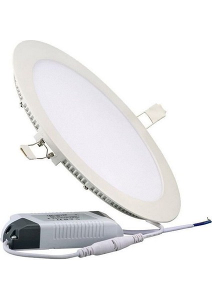 Ultra Ince 6W Slim Sıva Altı Yuvarlak LED Panel Spot Yüksek Lümen 6500K Beyaz Işık Tekli Beyaz Işık