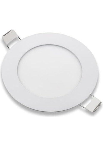 Ultra Ince 6W Slim Sıva Altı Yuvarlak LED Panel Spot Yüksek Lümen 6500K Beyaz Işık Tekli Beyaz Işık fiyatları