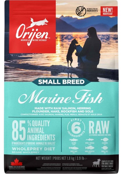Orijen Small Breed Marine Balıklı Küçük Irk Yetişkin Köpek Maması 1,8kg