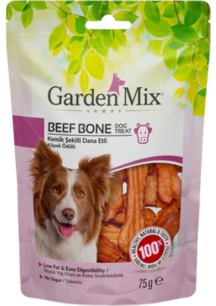 Kemik Şekilli Dana Etli Köpek Ödülü 75GR