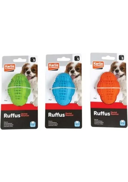 Karlie Flamingo Ruffus Oval Kauçuk Köpek Ödül Topu 8cm