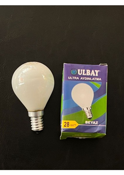 28 Watt E14 Duylu G45 Model, Soft Camlı 365 Lümen Dimmerli Ampul Tekli Gün Işığı E14 Halogen Ampul