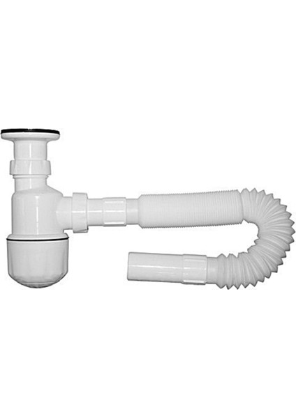 Taslı Körüklü Lavabo-Evye Sifonu-Paslanmaz Vida ve Süzgeçli Tesisat Malzemeleri