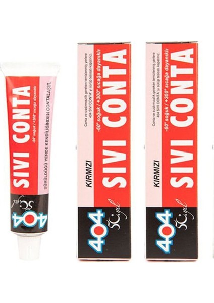 Sıvı Conta 80 gr Krm 2 Adet Musluk Contası Sıvı Conta Tr