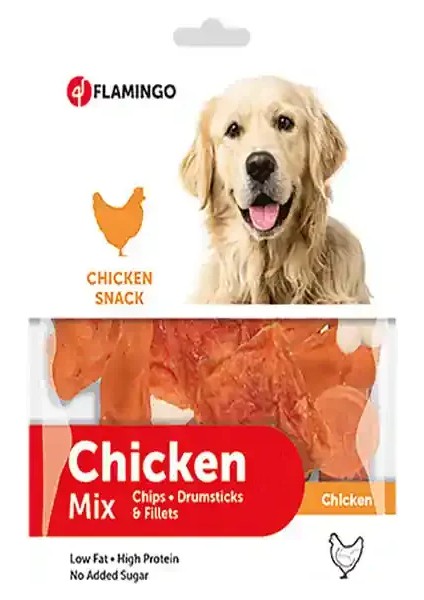 Flamingo Mix Tavuklu Karışık Köpek Ödül Maması 170 gr
