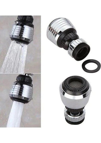 Mini Su Tasarruf Başlığı Batarya Ucu Döner Kafa Çeşme Ucu Su Tasarruf Başlığı 2 Yıl Cn fiyatları