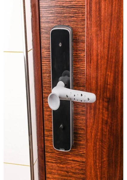 1 Adet Gri Renk Silikon Kapı Kolu Stoperi Pencere Tutucu Stoper Çocuk Güvenlik Duvar Koruyucu 1 Adet modelleri