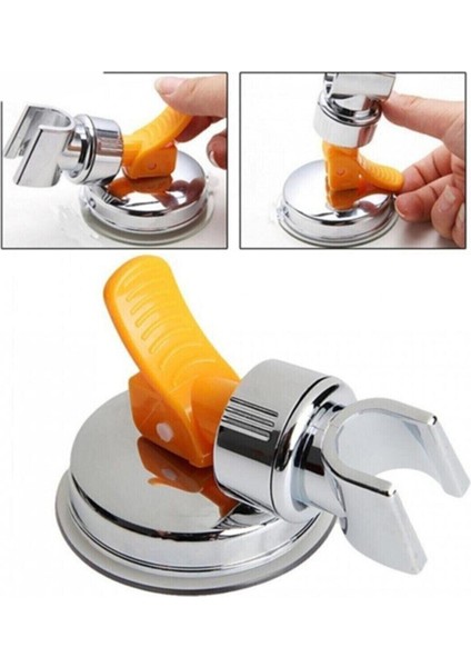 New Qualty Vakumlu Mafsal Vakumlu Vantuzlu Duş Askısı Duş Başlığı Aparatı Duş Seti Krom