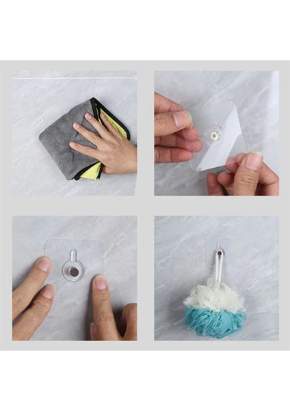 Dayanıklı Malzeme Şık Tasarım Bant Askı Kanca Ultra Güçlü Vantuzlu Askı 4 Adet Gri Askı Seti Tr indirimleri