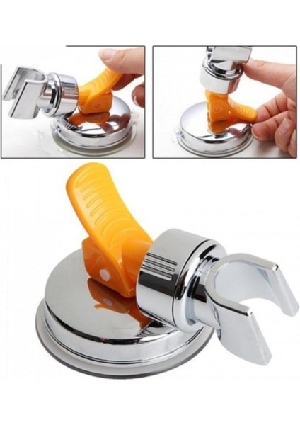 Vakumlu Duş Askısı Vakumlu Duş Mafsalı Vantuzlu Mafsal Ekru