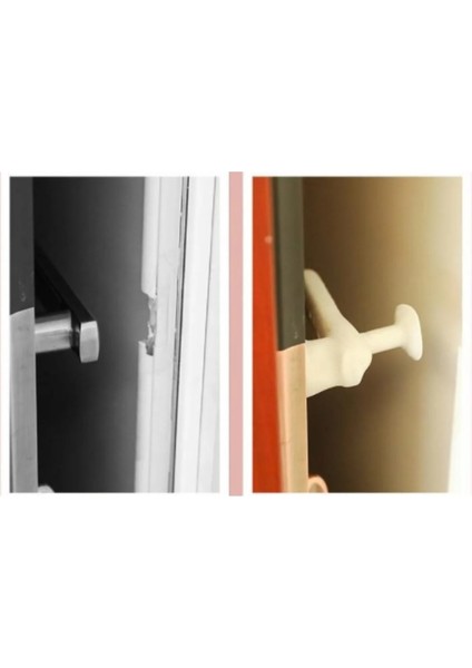 3 Adet Silikon Pencere Kapı Kolu Koruyucu Stoper Duvar Çarpışma Önleyici Aparat fırsatları