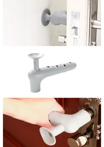 3 Adet Silikon Pencere Kapı Kolu Koruyucu Stoper Duvar Çarpışma Önleyici Aparat indirimleri