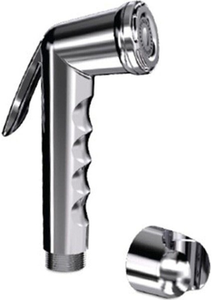 Kromlu Şettaf Temizlik Seti Basmalı Şettaf Başlığı ve Hortumu Taharet Temizlik Şettaf Seti Duş Seti fırsatları