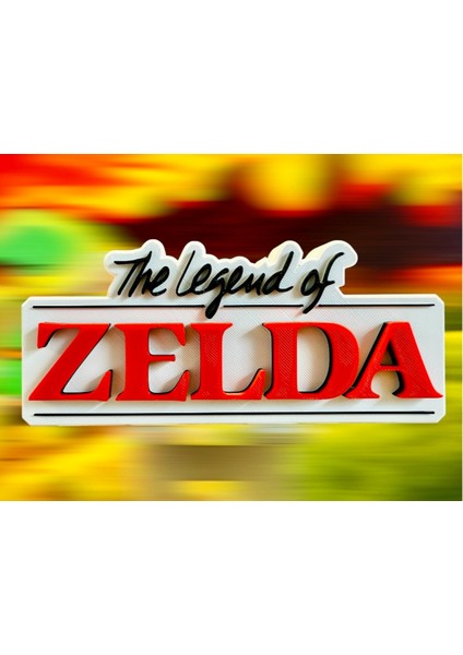 Zelda ve Usprungs Logo Ekran Standı Bıraktı (Özelleştirilebilir Tasarım)