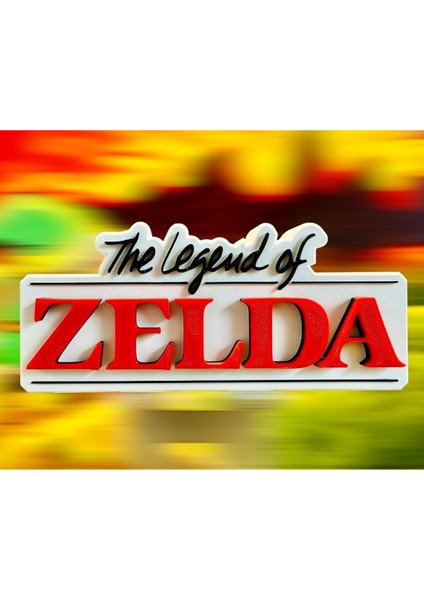 Zelda ve Usprungs Logo Ekran Standı Bıraktı (Özelleştirilebilir Tasarım)