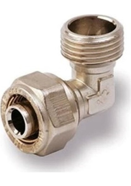 Baypa 1/2"*16 Dış Dişli Dirsek Pex Boru Bağlantısı Tesisat Malzemeleri
