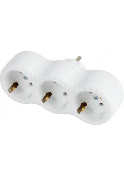 3lü Fiş Priz Papatya