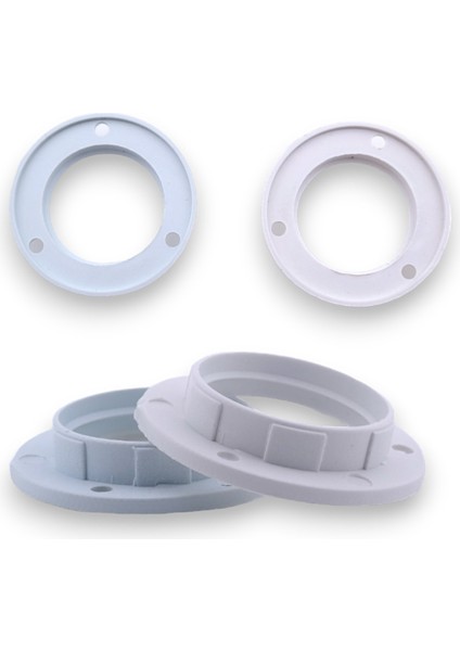 E-27 Avize Duyu E-27 Italyan Duy Rondelalı Beyaz 2 Adet