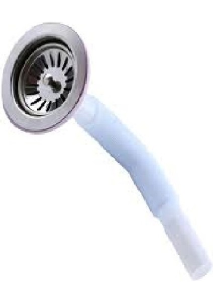 Çöpmak Körüklü Lüks Evye Lavabo Sifonu Plastik Geniş Kafa 30 -75 cm Gider Borusu Pis Su Tesisat Malz fırsatları