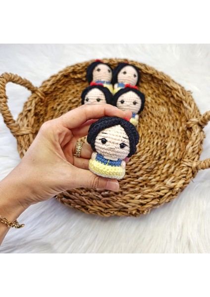 Amigurumi Örgü Pamuk Prenses Anahtarlık Çanta Süsü fiyatları