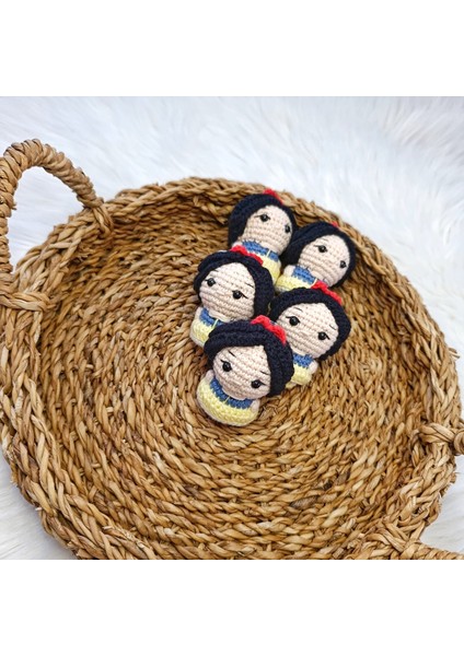 Amigurumi Örgü Pamuk Prenses Anahtarlık Çanta Süsü fırsatları