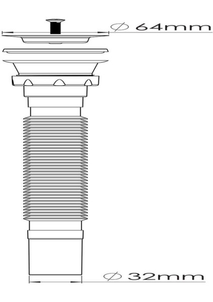 3 Ad Körüklü Lavabo Sifonu Paslanmaz Vida Tesisat Malzemeleri Tr fiyatları