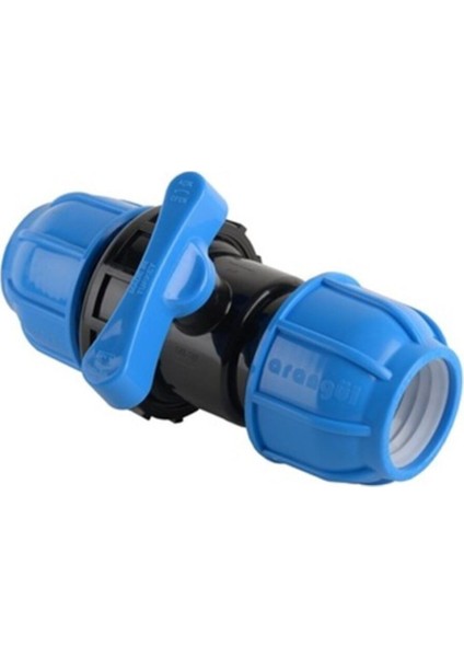 20 mm Geçmeli Kaplin Puşvit Vana (Kangal Borular Için) Gider Borusu