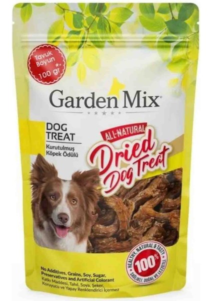 Kurutulmuş Tavuk Boyun Köpek Ödülü 100GR