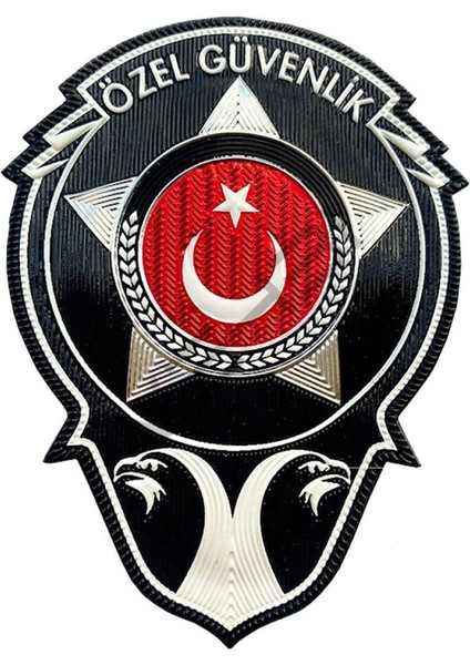 Özel Güvenlik Gögüs 3D Plastik Tpu Arması, Yeni Model Tip, Standart Ölçü, 1.sınıf Ultra Kaliteli