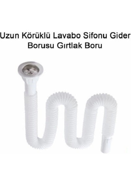Körüklü Lavabo Sifonu Gırtlak Boru 70 cm Lavabo Sifonu fiyatları