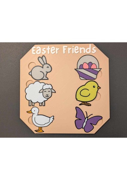 Paskalya Arkadaşları Bulmaca