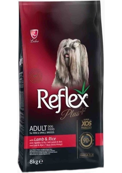 Plus Kuzu Etli Pirinçli Küçük Irk Köpek Maması 8kg