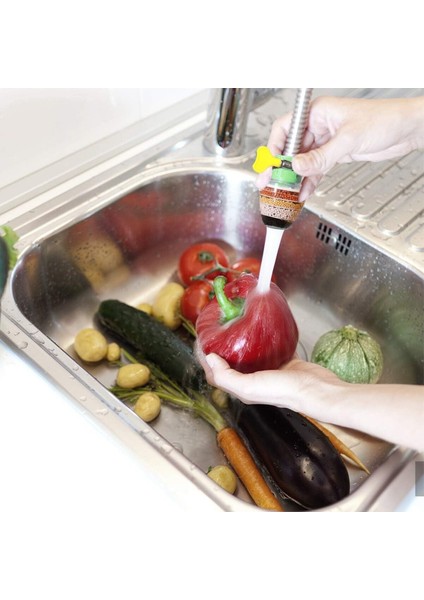 5 Kat Arıtma Musluk Başlığı Filtresi Su Tasarrufu Mutfak Bataryası Fıskiye Aktif Karbon Filtrasyon 2 indirimleri