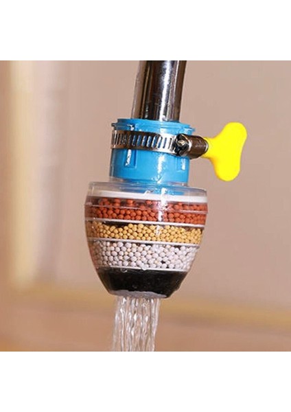5 Kat Arıtma Musluk Başlığı Filtresi Su Tasarrufu Mutfak Bataryası Fıskiye Aktif Karbon Filtrasyon 2