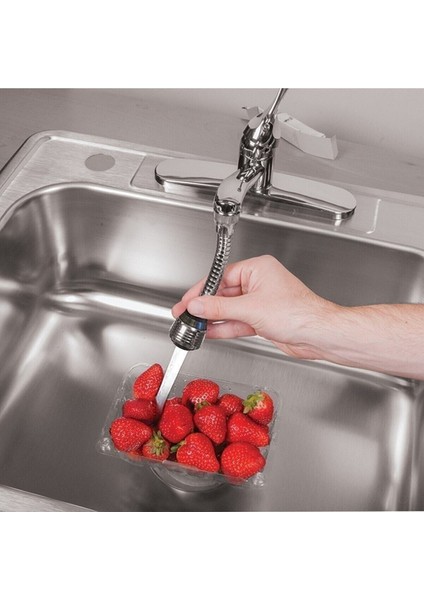 Turbo Flex Plastik Hortumlu Esnek Ayarlanabilir Musluk Başlığı 2 Aşamalı 2 Yıl modelleri